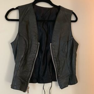 Vintage leather vest